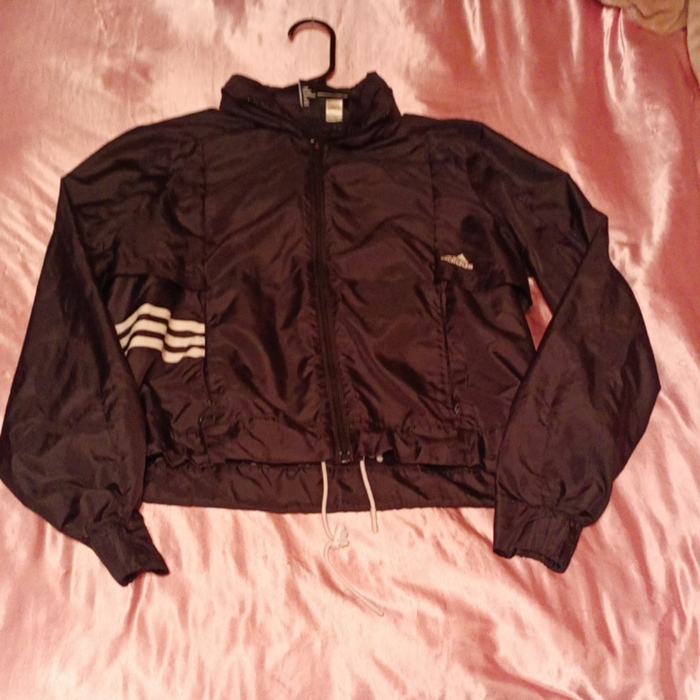 Adidas zip up no hood child large